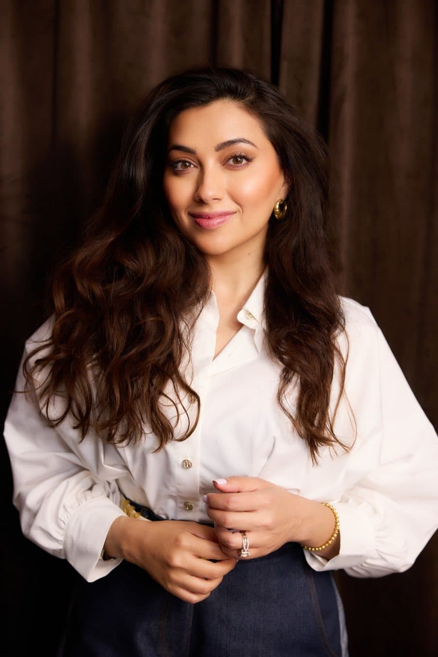 Studio portrait of Shama Hyder