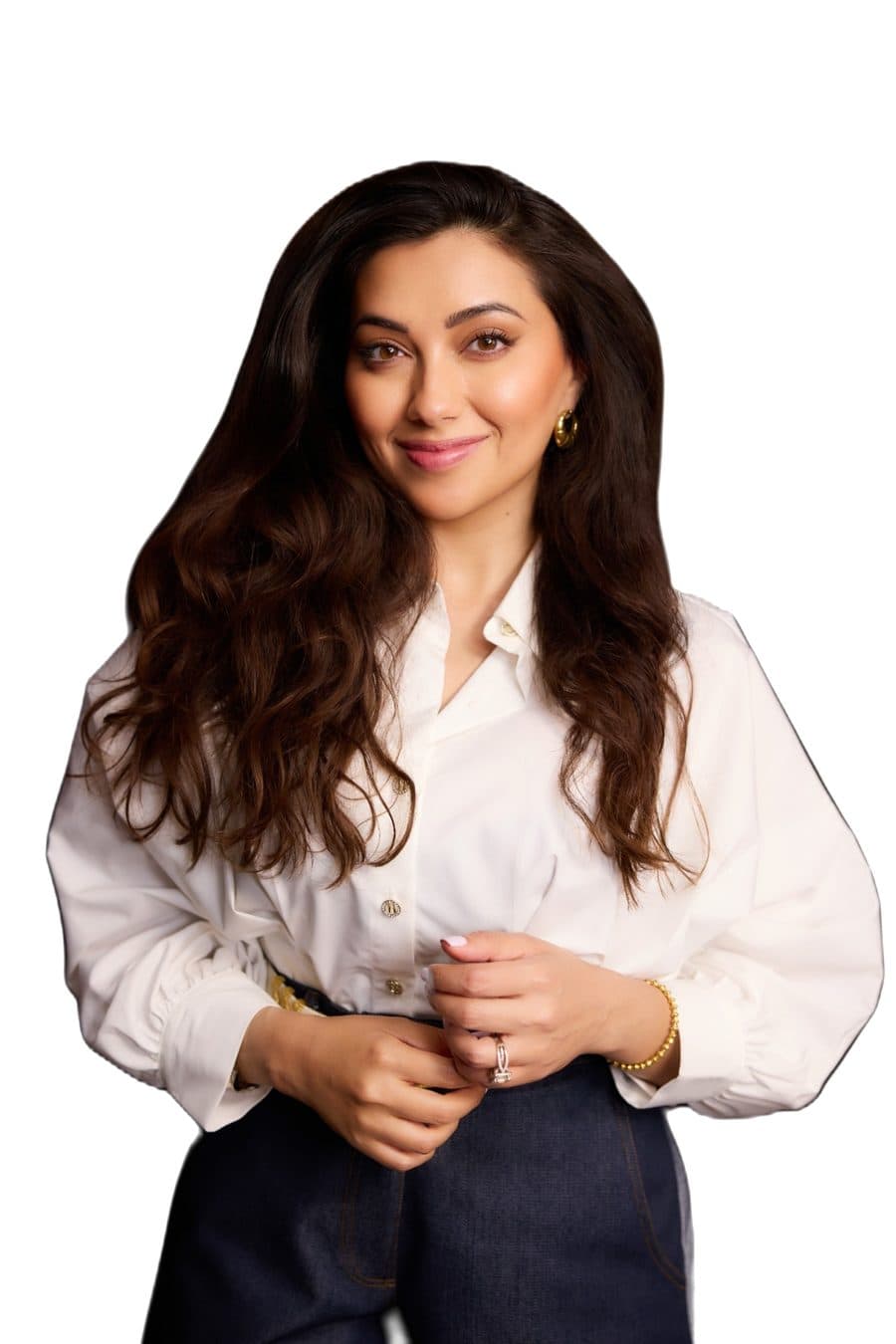 Transparent-background headshot of Shama Hyder