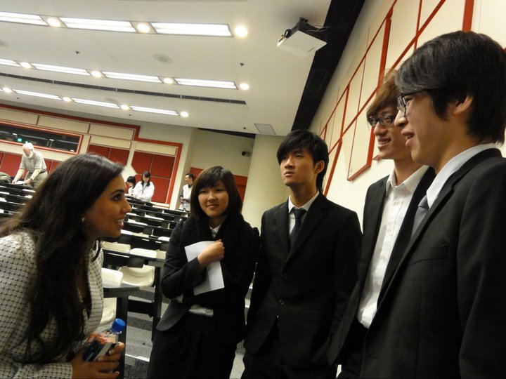 Shama speaking in Hong Kong