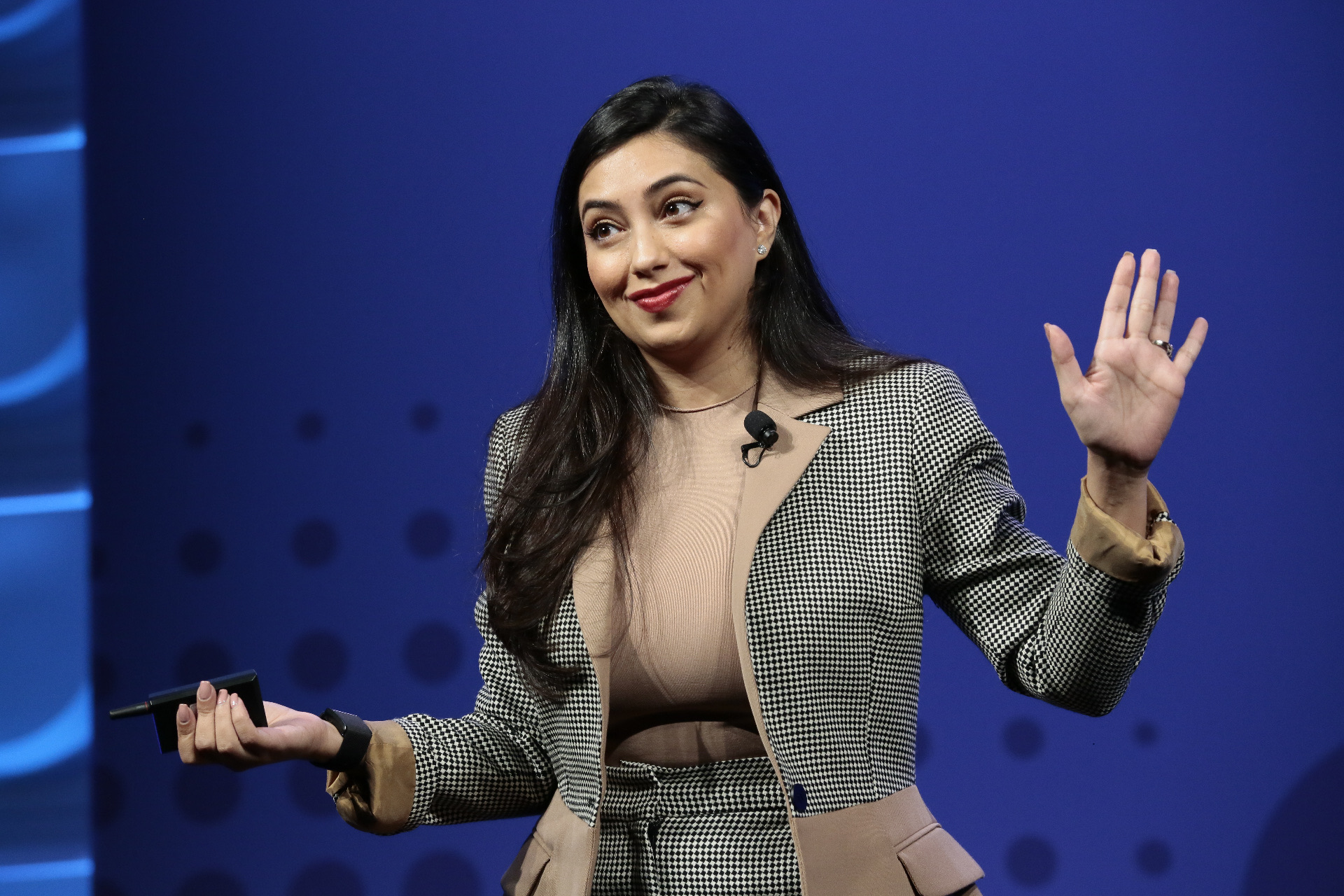 Shama Hyder engaging audience